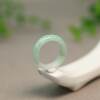 #L659 Green Burmese Natural Grade A Jade Ring No. 11 Ring for Women