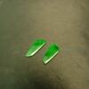 Ice full of green natural grade A jadeite ring surface