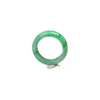 Waxy green Myanmar natural A-grade jade ring