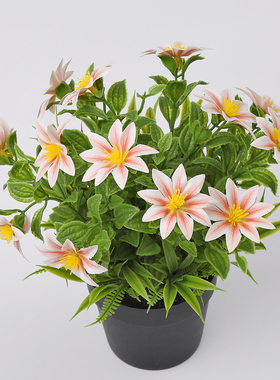 仿真花艺绿植盆栽套装太阳菊花束