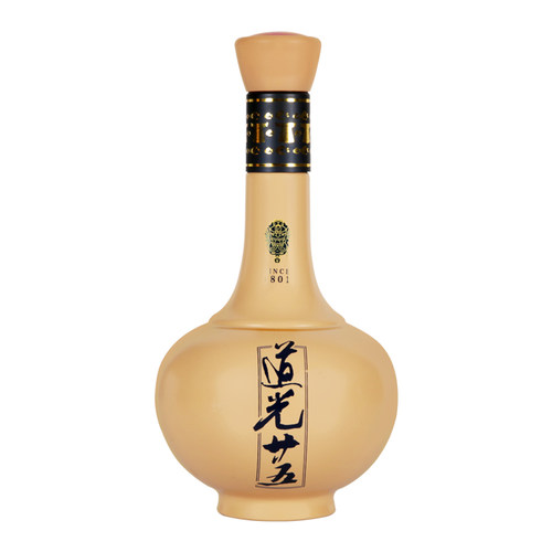 道光廿五白酒道光二十五白酒袍系列皇袍陈香型纯粮食酒39度475ml - 图0