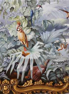 纯手工油画欧式挂画法式