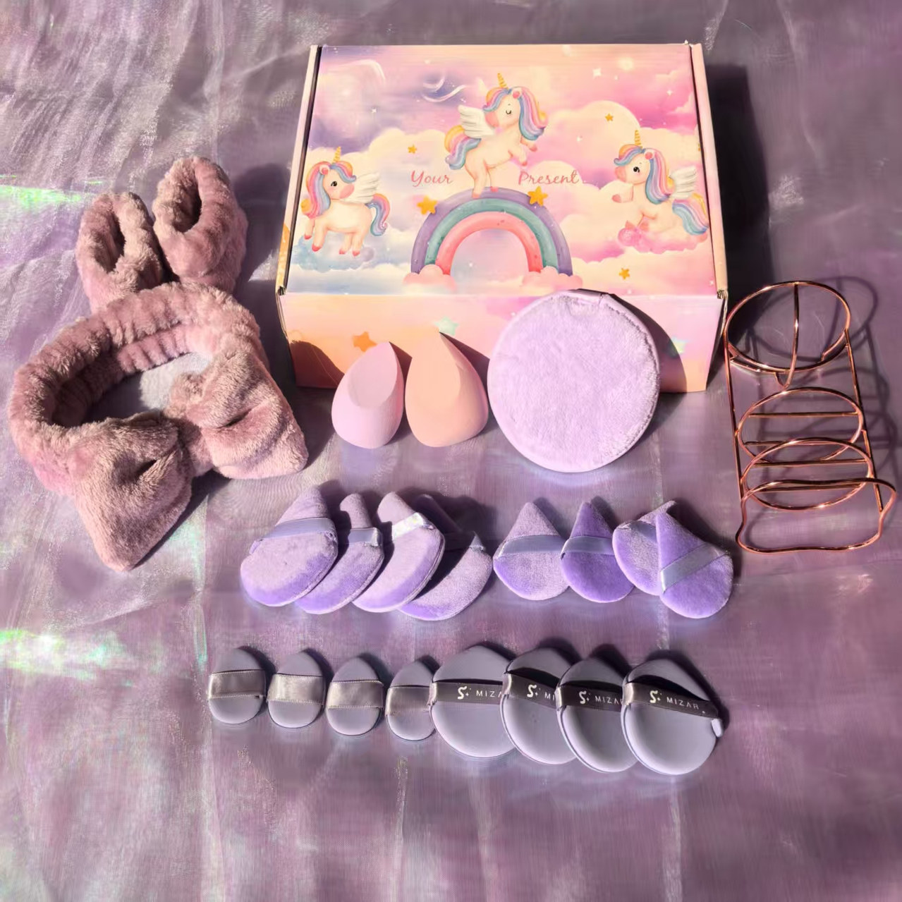 新年礼盒超值22件套GOODKEY古月家可爱实用发带头箍护腕粉扑套装,淘宝优惠券,粉丝福利购,淘宝优惠卷