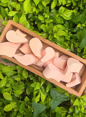 原创40个装一次性逗号小房子粉扑三角化妆师用海绵美妆工具古月家