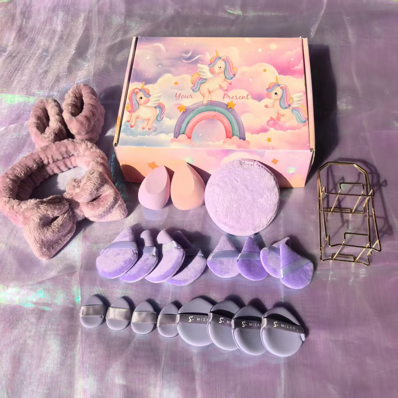 新年礼盒超值22件套GOODKEY古月家可爱实用发带头箍护腕粉扑套装,淘宝优惠券,粉丝福利购,淘宝优惠卷