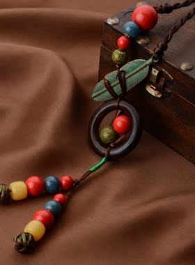 原创百搭民族风项链女挂饰挂件