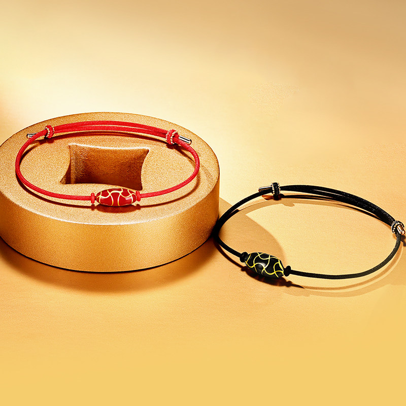 【常华森同款】老庙黄金足金马上有米手绳拍平工艺5D精致靓丽财运,淘宝优惠券,粉丝福利购,淘宝优惠卷