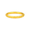 Pre-sale old temple gold pure gold crushed ice ring sparkling exquisite 5D three-dimensional fashion safe commuting every year