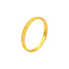 Laomiao gold solid gold fine sparkling ring 5G three-dimensional exquisite simple geometric fine starlight shining temperament whitening