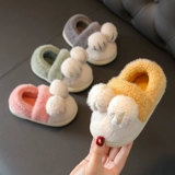 Детские зимние тапочки для мальчиков, детская обувь, удерживающие тепло туфли, семейный стиль