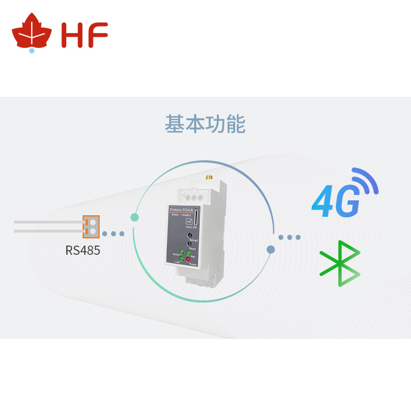 RS485转4G导轨式安装4G DTU 5模13频220V交流电远程配置CAT1 PG41-图3