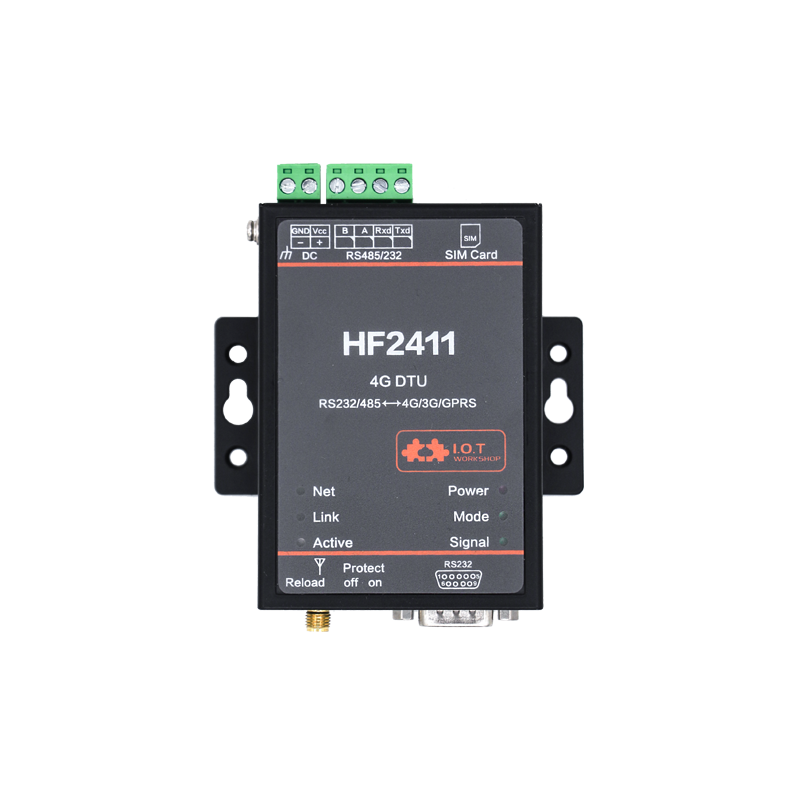 汉枫物联网通信dtu模块rs485/232转4g数据传输设备2411-cat1模组