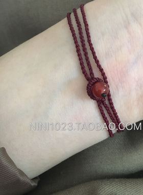 三生三世红手绳平安结定制