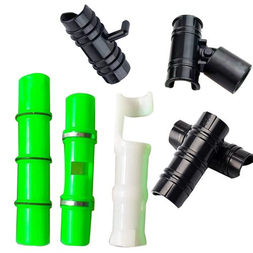 大棚配件6分管合金卡扣4分塑料压膜卡全新料正反卡加厚固膜卡 - 图3