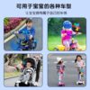 Colorful rotating windmill children's scooter bicycle baby stroller decorative pendant small windmill outdoor toy