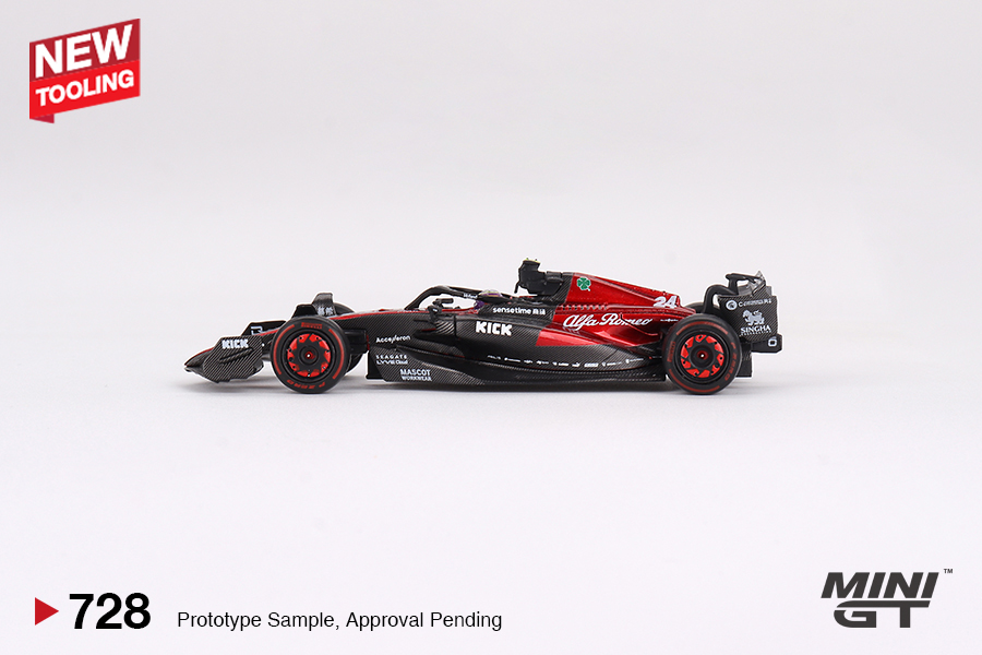 [CarBox]F1赛车MINIGT 1:64 周冠宇2023澳大利亚 阿尔法罗密欧C43 - 图2