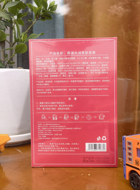 雅婷国际茜谜水润美肤面膜20片装