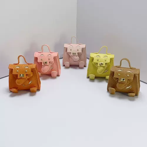 Кожаная маленькая кукла, наушники, сумка для техники, кошелек, монеты, небольшая сумка, подвеска, воловья кожа