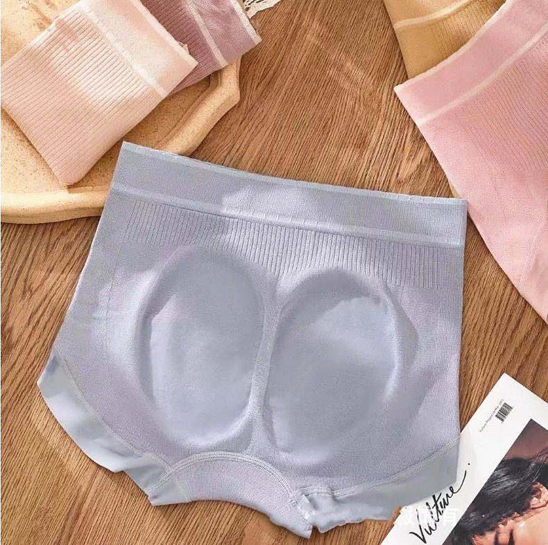 玫宝兰8081加宽腰舒适包臀女士内裤纯色简约无缝一体中腰三角短裤,淘宝优惠券,粉丝福利购,淘宝优惠卷