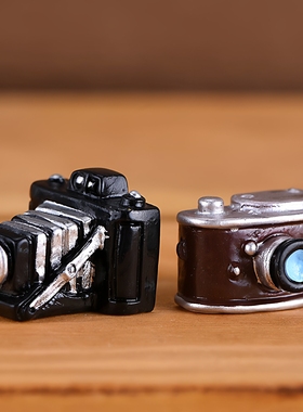 打字复古怀旧相机留声录音行李箱钢琴地球仪马灯装饰拍照道具摆件