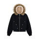 American short mountain sculpture plus velvet thickened cotton coat American short mountain sculpture plus velvet thickened cotton coat