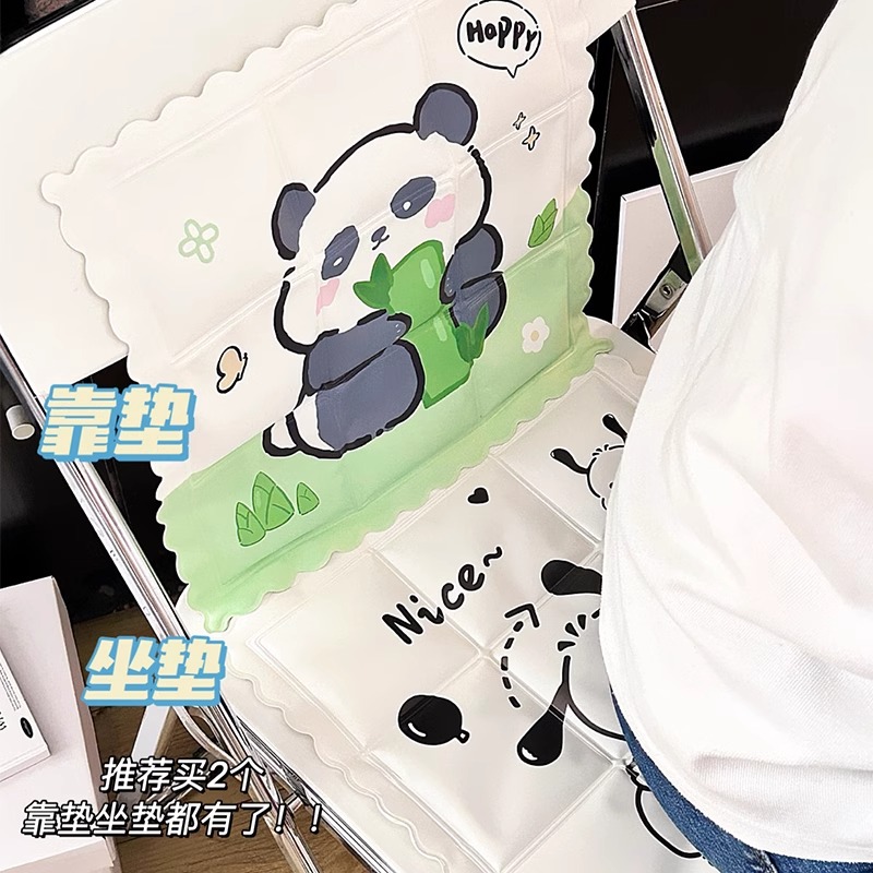 夏天冰垫办公室座椅屁垫坐垫学生桌椅宿舍免注水冰凉垫子卡通可爱
