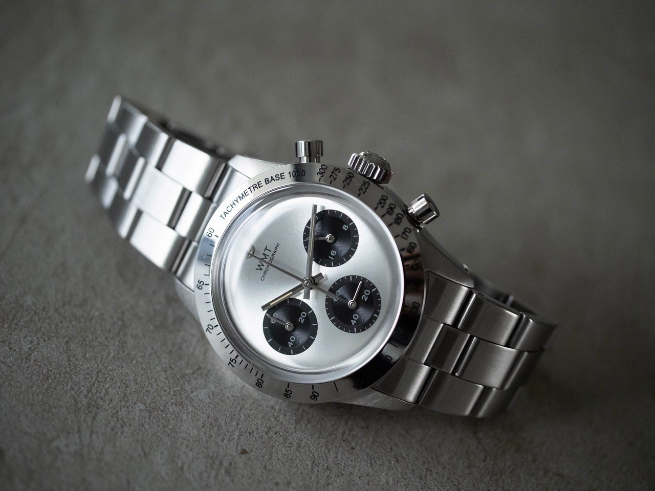 WMT Watch GP1 – Silver Dial Version 无刻度潮流石英手表腕表 - 图1