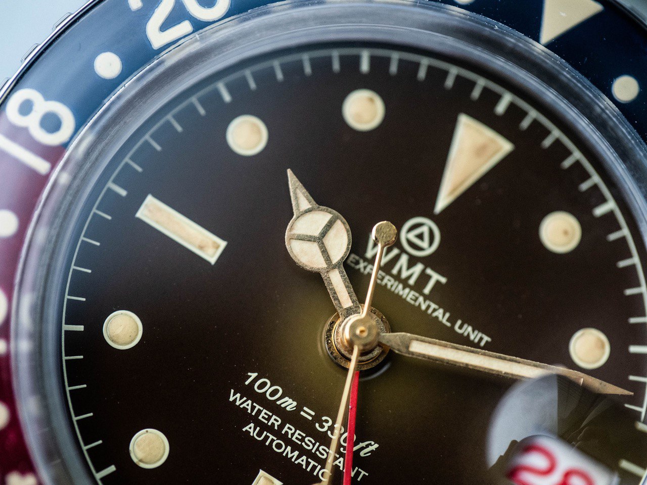 WMT Watch Panton MKII– Brown Dial Aged Edition做旧自动手表-图2