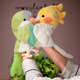 Funny interactive soothing bird hand puppet