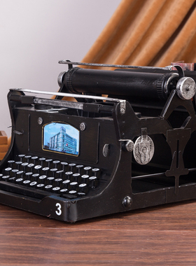 铁艺打字机摄影橱窗创意装饰怀旧