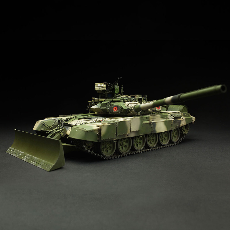 恒辉 MENG TS-014 1/35 T-90主战坦克附推土铲及LED灯 拼装模型,淘宝优惠券,粉丝福利购,淘宝优惠卷