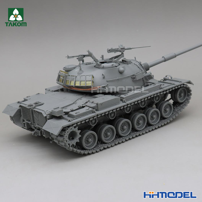 恒辉模型 三花TAKOM 2161 1/35 M48A5 中型坦克拼装模型 活动履带 - 图2