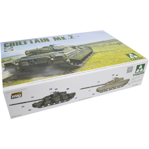 恒辉 三花TAKOM 2040 1/35 酋长 奇伏坦 MK.2主战坦克 拼装模型 - 图3