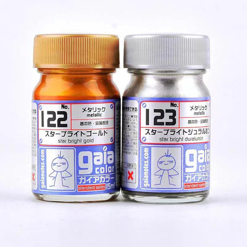 恒辉模型 盖亚GAIA 高达车模手办上色 油性漆 金属色系列 121-126 - 图0