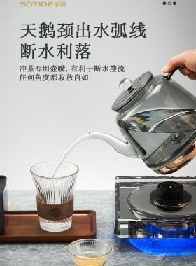 思腾家用高硼硅1底部自动上水