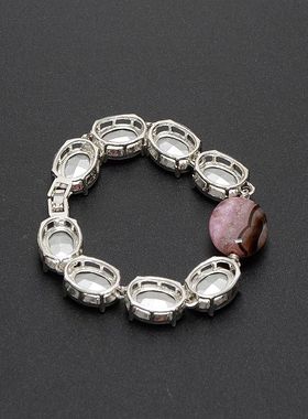 欧美新款个性气质水晶宝石手链