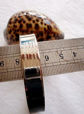 饰品欧美风黑色滴油手镯