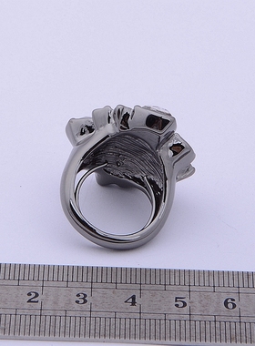 欧美风饰品水晶宝石戒指