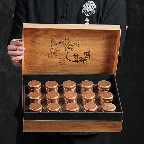 铁观音礼盒装罐装茶叶节日送礼高档礼品茶定制logo茶叶礼盒装茶礼 - 图2