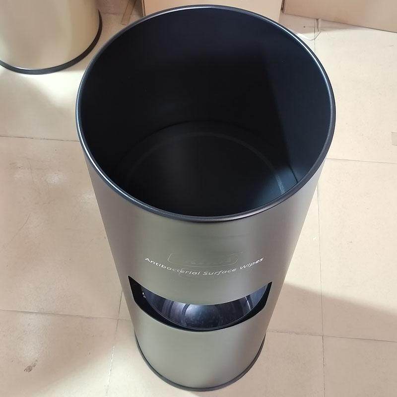 黑色抽湿巾桶立式抽纸分配器大堂电梯口健身房消毒擦手湿纸巾桶,淘宝优惠券,粉丝福利购,淘宝优惠卷