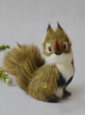 威源仿真松鼠摆件模型跨境批发小动物松鼠挂件 装饰品 礼品