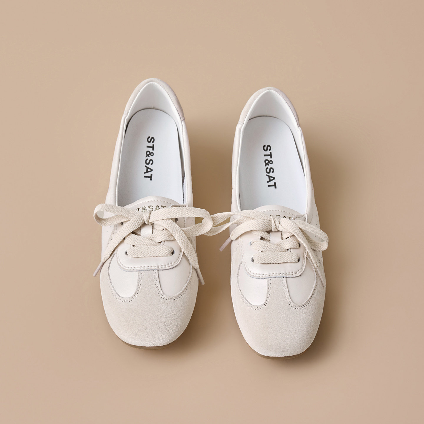 St&Sat/星期六春秋新款浅口芭蕾德训鞋平底休闲单鞋女SSE1111C32,淘宝优惠券,粉丝福利购,淘宝优惠卷