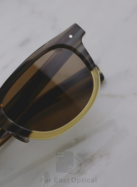 EYEVAN 7285 361日本手工太阳镜板材渐变色墨镜可定制带度数镜片