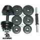 Xiangpai household adjustable rubber-coated iron dumbbells