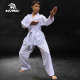 Xiangpai white pure cotton white collar Taekwondo uniform
