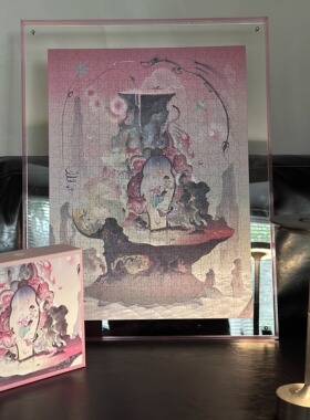 原创独家手绘中式艺术拼图