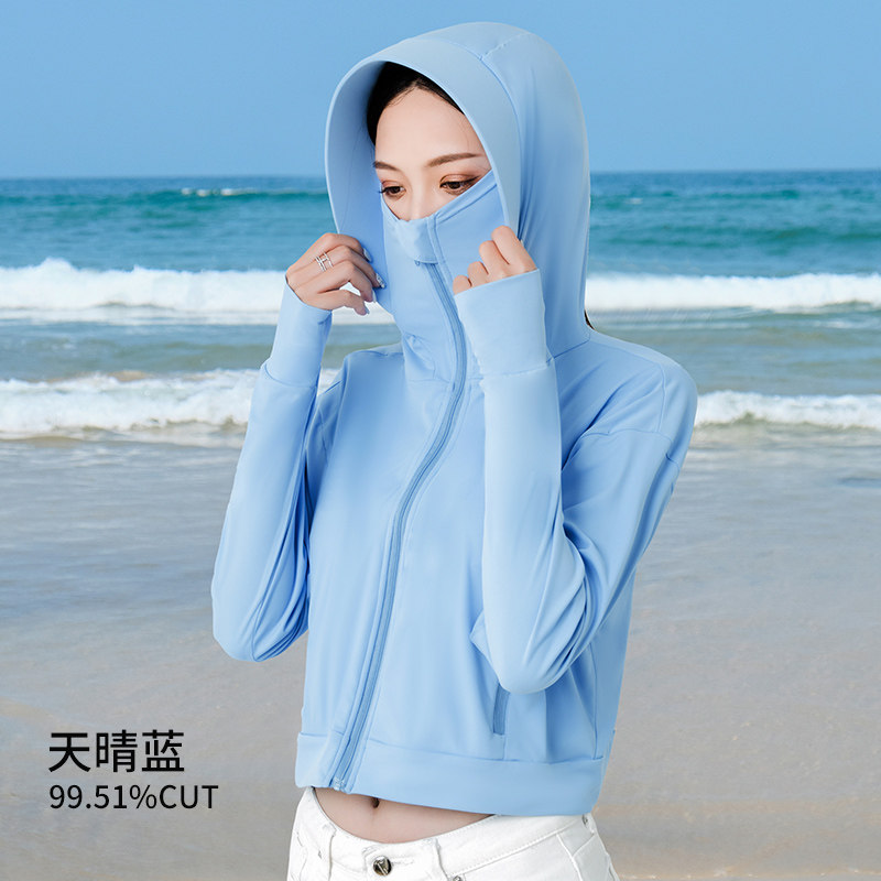 2022新款夏季韩版防紫外线衫防晒衣 玉琳梦服饰短外套