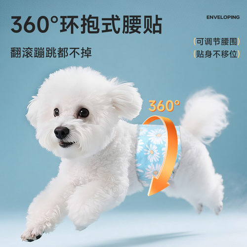 狗狗尿不湿公狗专用礼貌带泰迪小型犬尿片宠物生理裤纸尿裤防乱尿 - 图1