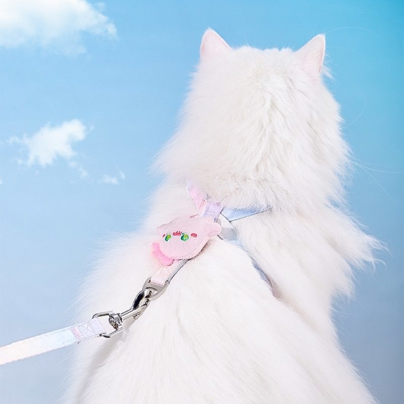 猫咪牵引绳防挣脱外出专用小猫溜猫神器猫猫遛猫工字型防挣脱猫绳,淘宝优惠券,粉丝福利购,淘宝优惠卷