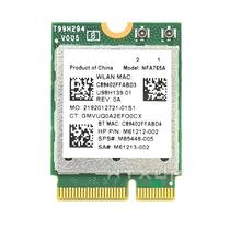 Qualcomm QCNCM865 NFA765 WIFI6E 7 5G dual-frequency built-in wireless network card 5 3 Bluetooth MT7922
